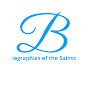 Biographies of the Saints YouTube channel thumbnail