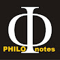 PHILO-notes YouTube channel thumbnail