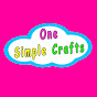 One Simple Crafts YouTube channel thumbnail