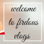 FIRDOUS SHAIK YouTube channel thumbnail