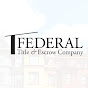 Federal Title & Escrow Company YouTube channel thumbnail