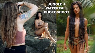 Natural Light Waterfall + Jungle Photoshoot in Costa Rica, Behind the scenes thumbnail