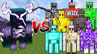 NEW WARDEN BOSS vs ALL MINECRAFT GOLEMS thumbnail