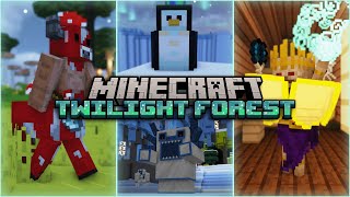 Minecraft TWILIGHT FOREST 1.20.1 Full Mod Review | Fabric & Forge | New Bosses, Dimension, Mobs, thumbnail