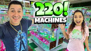 Surrounded By 100's of Mini Claw Machines! thumbnail