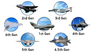 EVERY Gen Fighter Jet EXPLAINED in 11 Minutes! thumbnail