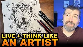 How to Finally Start Thinking Like an Artist Daily Drawing & Sketchbook Habits thumbnail