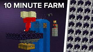 Minecraft Obsidian Farm in 10 Seconds, 1 Minute & 10 Minutes thumbnail