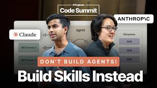 Don't Build Agents, Build Skills Instead – Barry Zhang & Mahesh Murag, Anthropic thumbnail