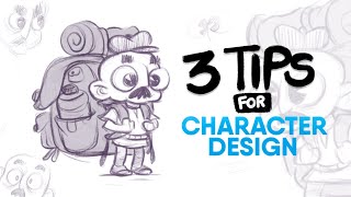 3 PRACTICAL Tips for Character Designing thumbnail