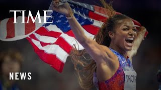 Team USA’s Gabby Thomas' Father After 200-M Olympic Gold Win: "She did it for us" thumbnail