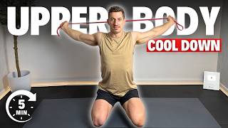 5 Min UPPER BODY RESISTANCE BAND STRETCH | Post Workout thumbnail