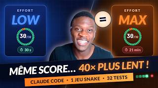 L'Effort MAX rend t-il l'agent plus intelligent ? J'ai compté les bugs de Claude sur un simple Snake thumbnail