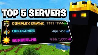 TOP 5 BEST Minecraft Servers You Can Play Today! thumbnail