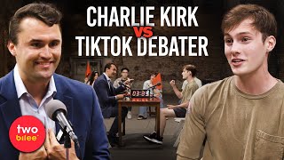 “Trump was a great president” | Charlie Kirk Debates Parker thumbnail