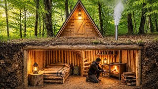 Ultimate Bushcraft Shelter of the Season | Full Build thumbnail