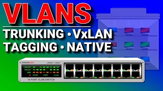 VLANs, Tagging, Trunking, VxLAN, & Native VLAN thumbnail