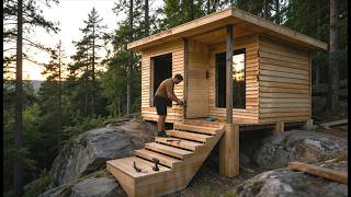 I Spent 99 Days Building a Modern Wood House Alone | Part 1 thumbnail