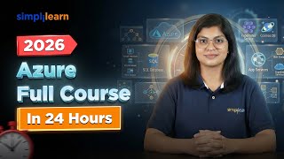 Azure Full Course 2026 | Learn Azure In 24 Hours | Azure Tutorial For Beginners | Simplilearn thumbnail