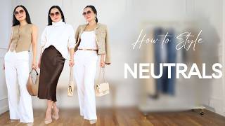 STYLING ELEVATED BASICS FOR FALL| 16 Looks with Neutrals thumbnail