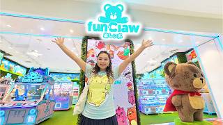 Claw Machine Arcade at an AIRPORT! - Fun Claw thumbnail