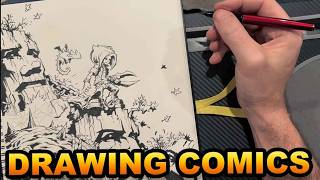 The MAGIC of making a comic + Up late, drawing CreeD art Timelapse thumbnail