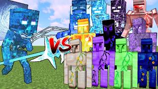 STARLIGHT DEATH vs ALL TITAN GOLEMS | Minecraft Mob Battle thumbnail