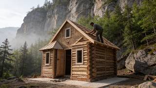 Building a Large Log House from Scratch | Solo Build | Start to Finish thumbnail