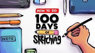 100 DAYS OF SKETCHING - a How to Guide thumbnail