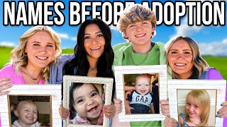 What were our NAMES BEFORE ADOPTiON?! thumbnail