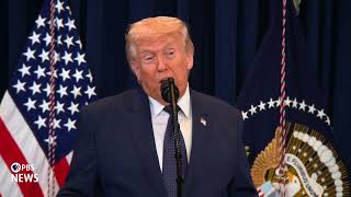 WATCH: Trump says U.S. Navy will escort oil tankers through Strait of Hormuz 'if needed' thumbnail