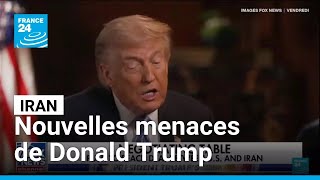 Guerre au Moyen-Orient : Donald Trump profère de nouvelles menaces d'anéantissement de l'Iran thumbnail