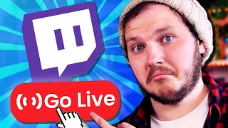 How To Stream On Twitch In UNDER 5 Minutes thumbnail