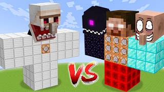 MIMICER IRON GOLEM vs All Minecraft Bosses - Minecraft Mob Battle thumbnail
