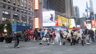 [KPOP IN PUBLIC | SIDECAM] AESPA (에스파) - ‘Lemonade’ Dance Cover | TIMES SQUARE thumbnail
