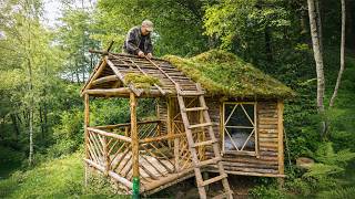 I Made a Tiny Forest Cabin From Scratch | Bushcraft Build thumbnail