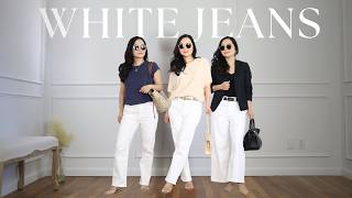 How to Wear White Jeans With ANYTHING (If You are Short Like Me) thumbnail
