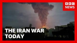 Iran continues attacks on Gulf states on day eight of war | BBC News thumbnail