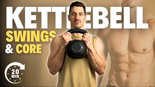 20 Min KETTLEBELL & CORE WORKOUT | Follow Along thumbnail
