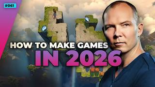 How To Make Indie Games In 2026 w/ Jonathan Blow — Full Time Game Dev Podcast Ep. 061 thumbnail